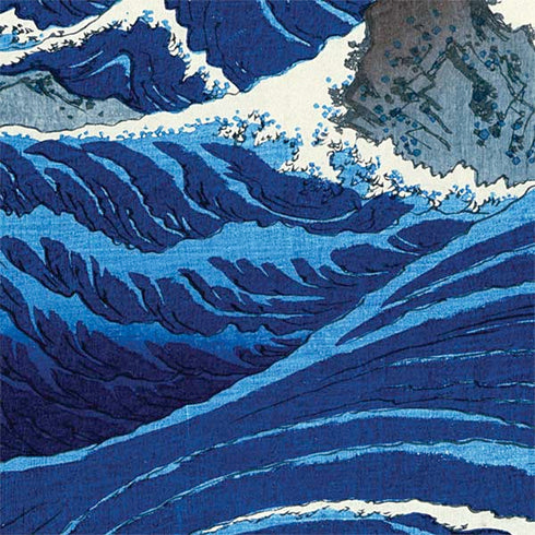 Hiroshige View of the Naruto whirlpools at Awa Nintendo 2DS XL (2017) Skin